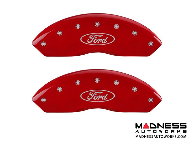 Ford Mustang 20112014 Caliper Covers by MGP Red